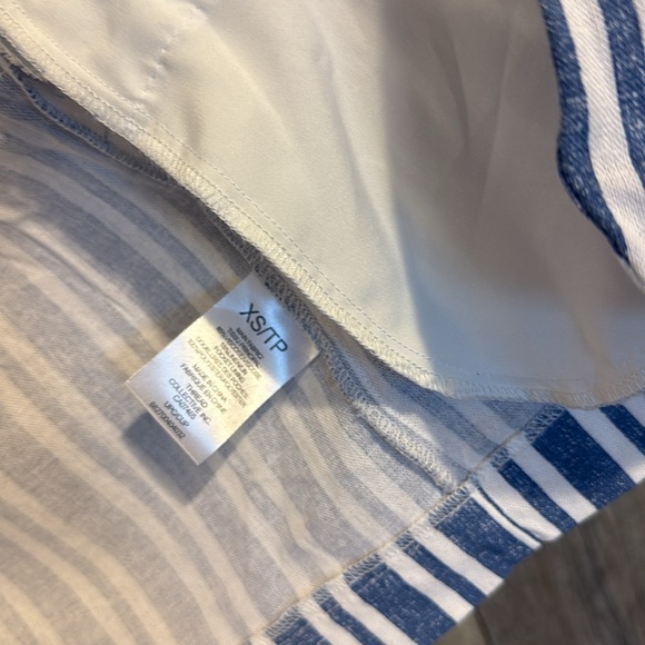 Striped Blue and White Women's Jacket Mexx- Xs - Picture 10 of 12